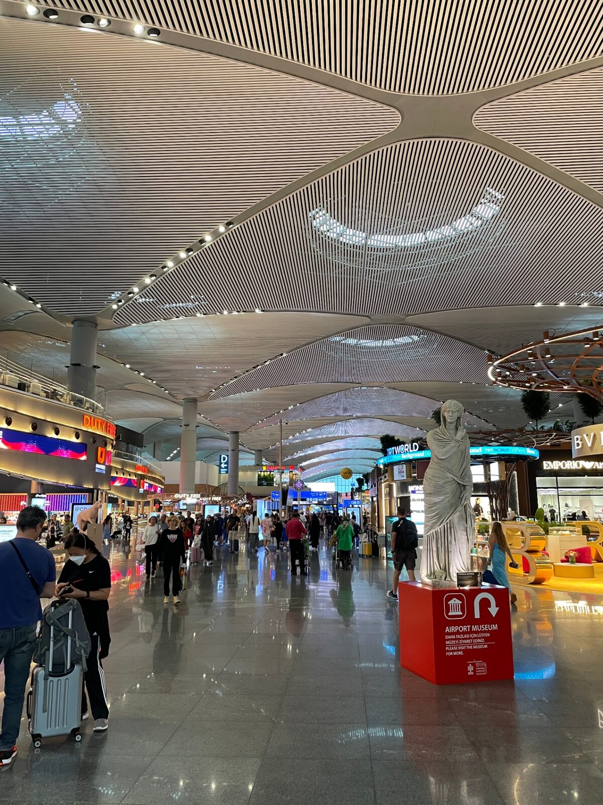 Istanbul Airport (IST) main terminal interior